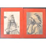 PAIR OF 19TH CENTURY PHOTOGRAPHS OF NATIVE AMERICANS