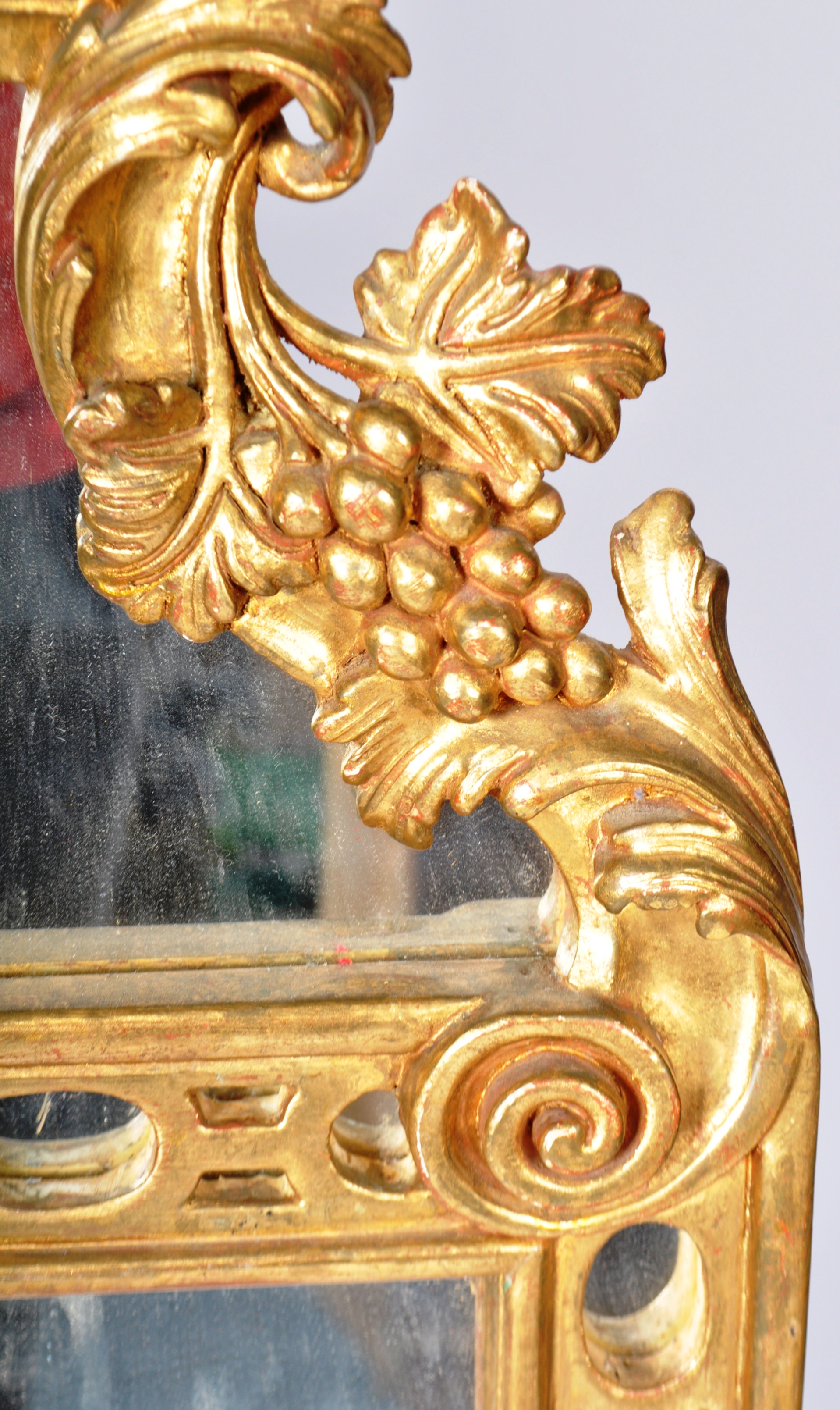 20TH CENTURY GILT PIER / OVERMANTEL MIRROR - Image 5 of 9