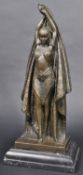 CHIPARUS (1887-1947) - ANTINEA - ART DECO BRONZE FIGURE