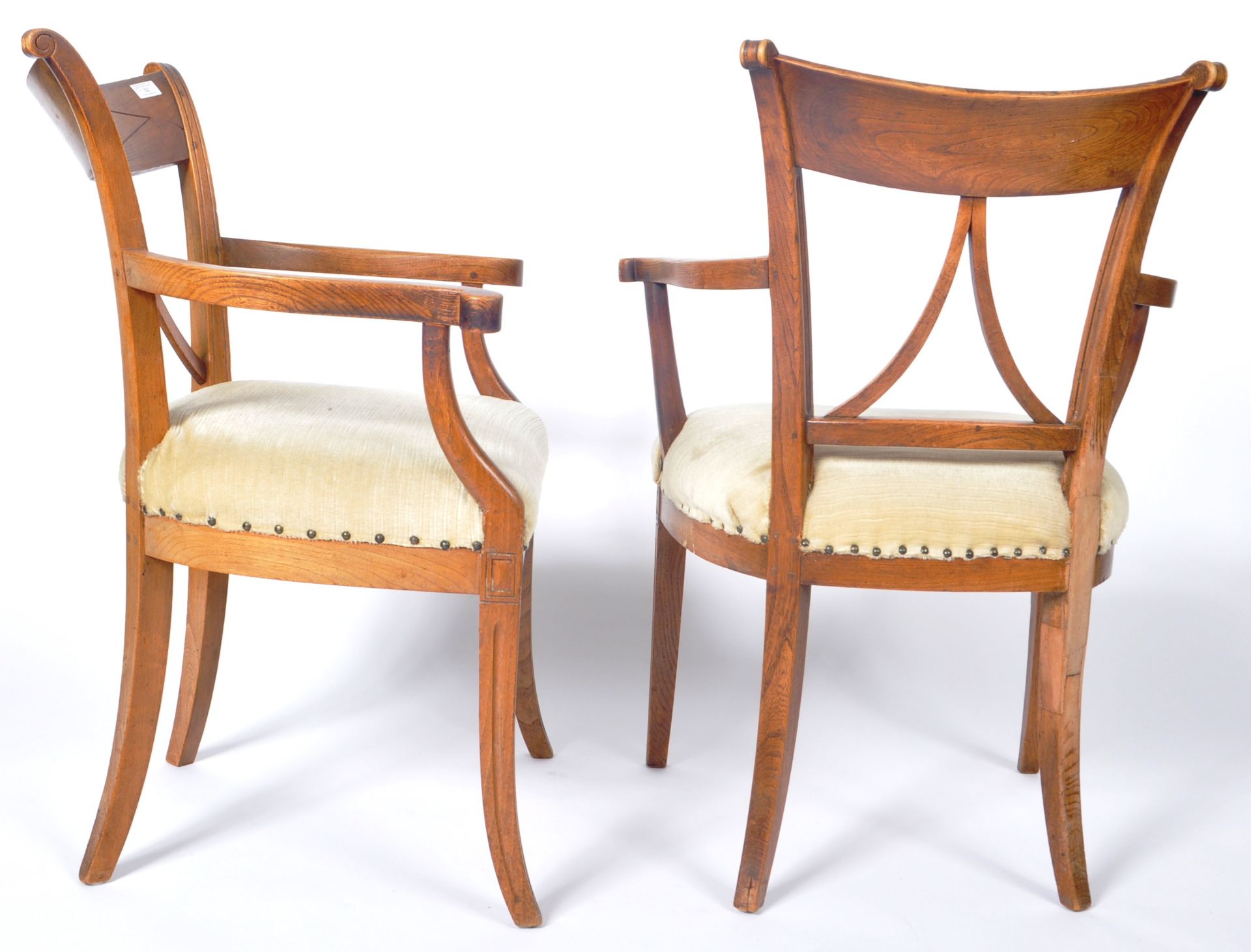 PAIR OF EARLY 19TH CENTURY ASH COUNTRY CHAIRS - Image 6 of 8