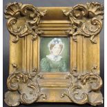 VICTORIAN WATERCOLOUR ON IVORY PORTRAIT MINIATURE ON IVORY