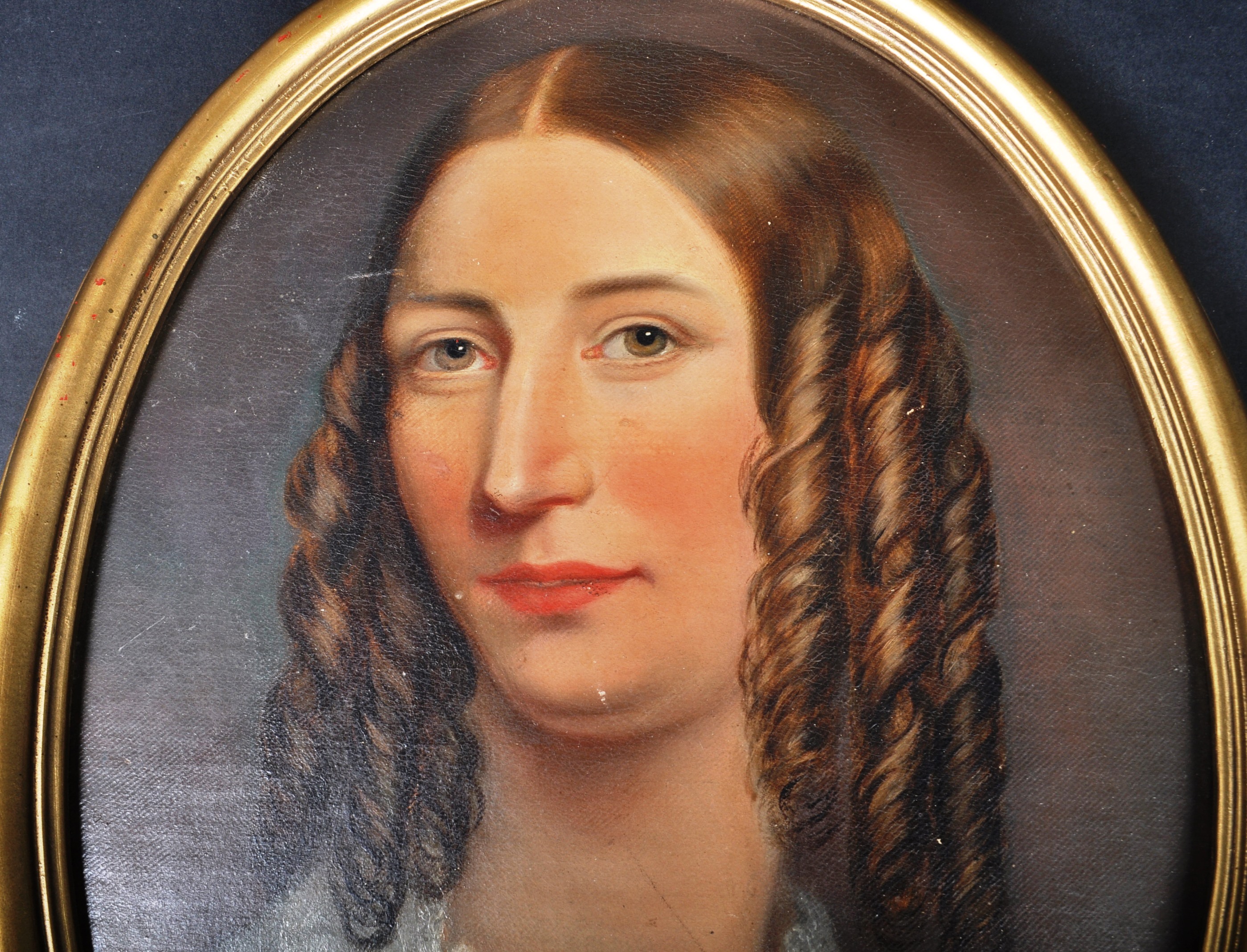 19TH CENTURY OIL ON BOARD PORTRAIT PAINTING - Image 3 of 6