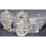 MIXED COLLECTION 19TH CENTURY CUT GLASS TABLEWARES