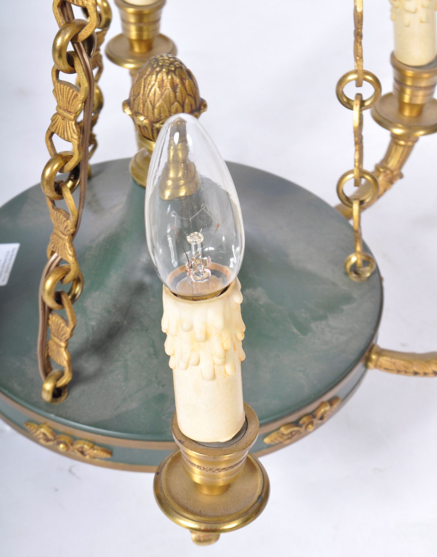 EARLY 20TH CENTURY FRENCH EMPIRE CEILING LIGHT - Image 3 of 5