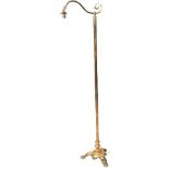 19TH CENTURY VICTORIAN BRASS STANDARD LAMP