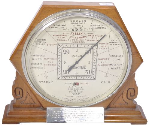 SHORT & MASON STORMOGUIDE BAROMETER