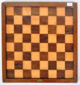 HOWARD & SONS ROSEWOOD TOURNAMENT CHESS BOARD