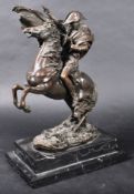 19TH CENTURY FRENCH BRONZE OF NAPOLEON ON HORSEBACK