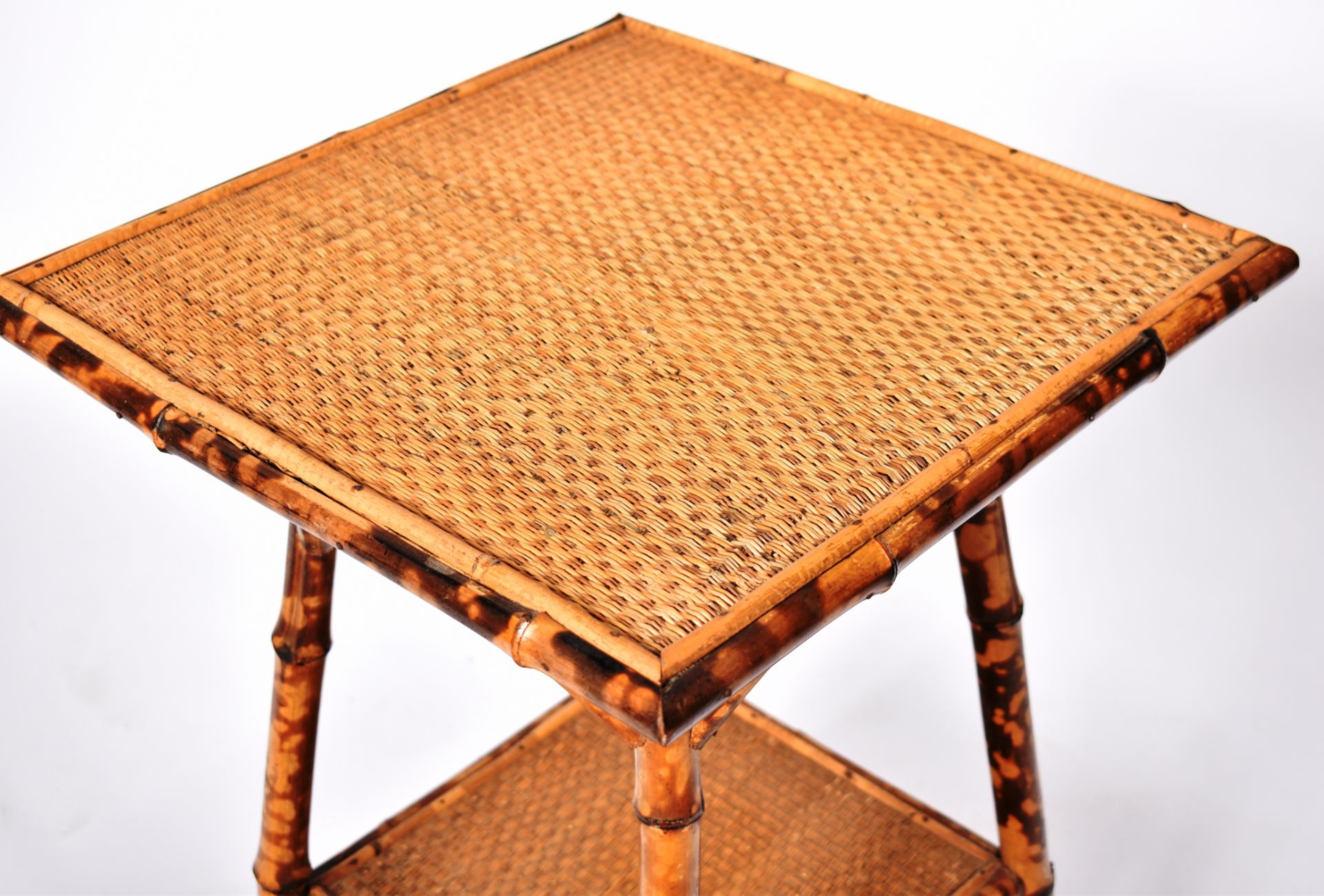 19TH CENTURY VICTORIAN BAMBOO OCCASIONAL TABLE - Image 3 of 6