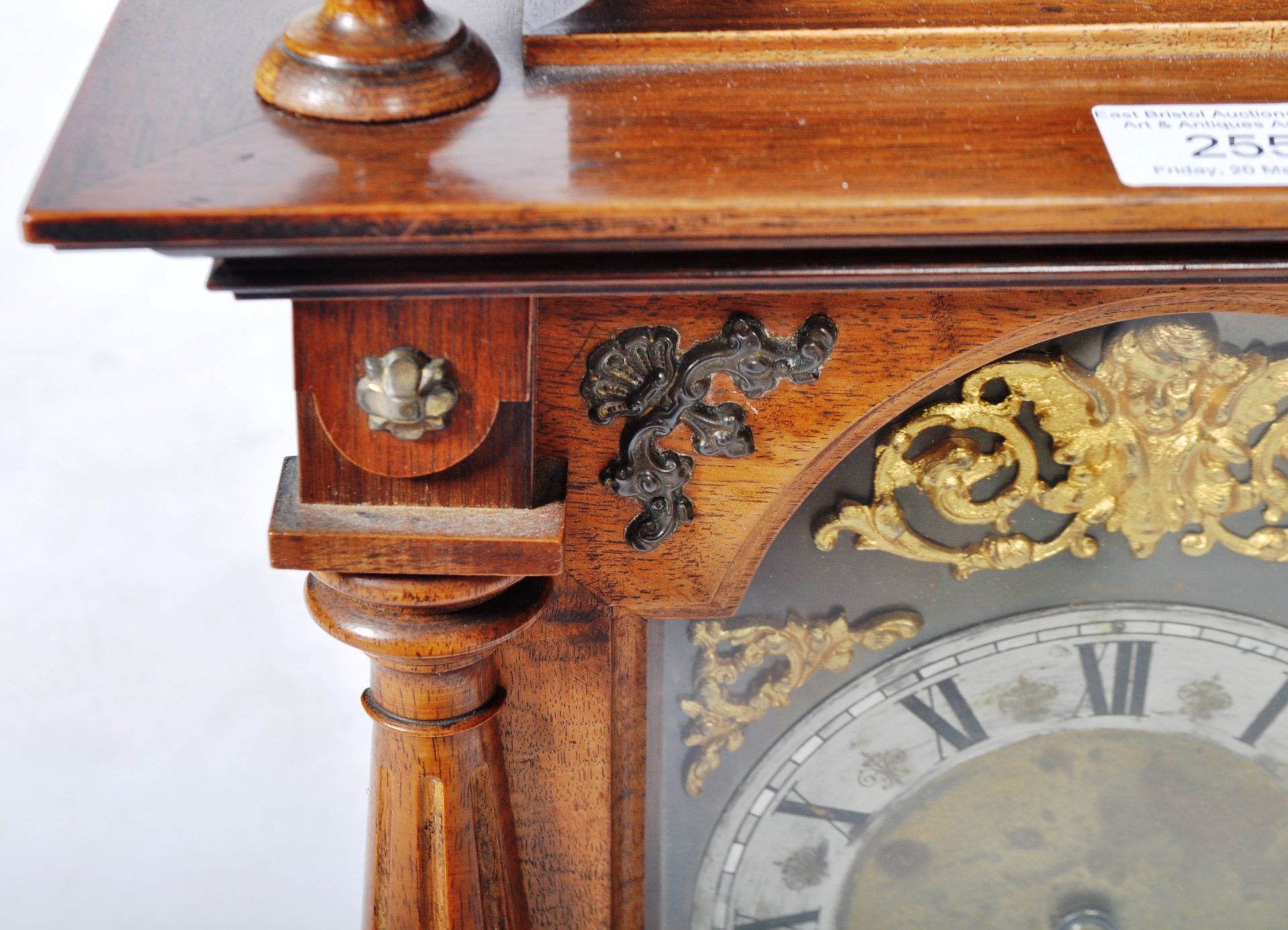 LATE 19TH CENTURY GERMAN JUNGHANS MANTEL CLOCK - Image 4 of 7