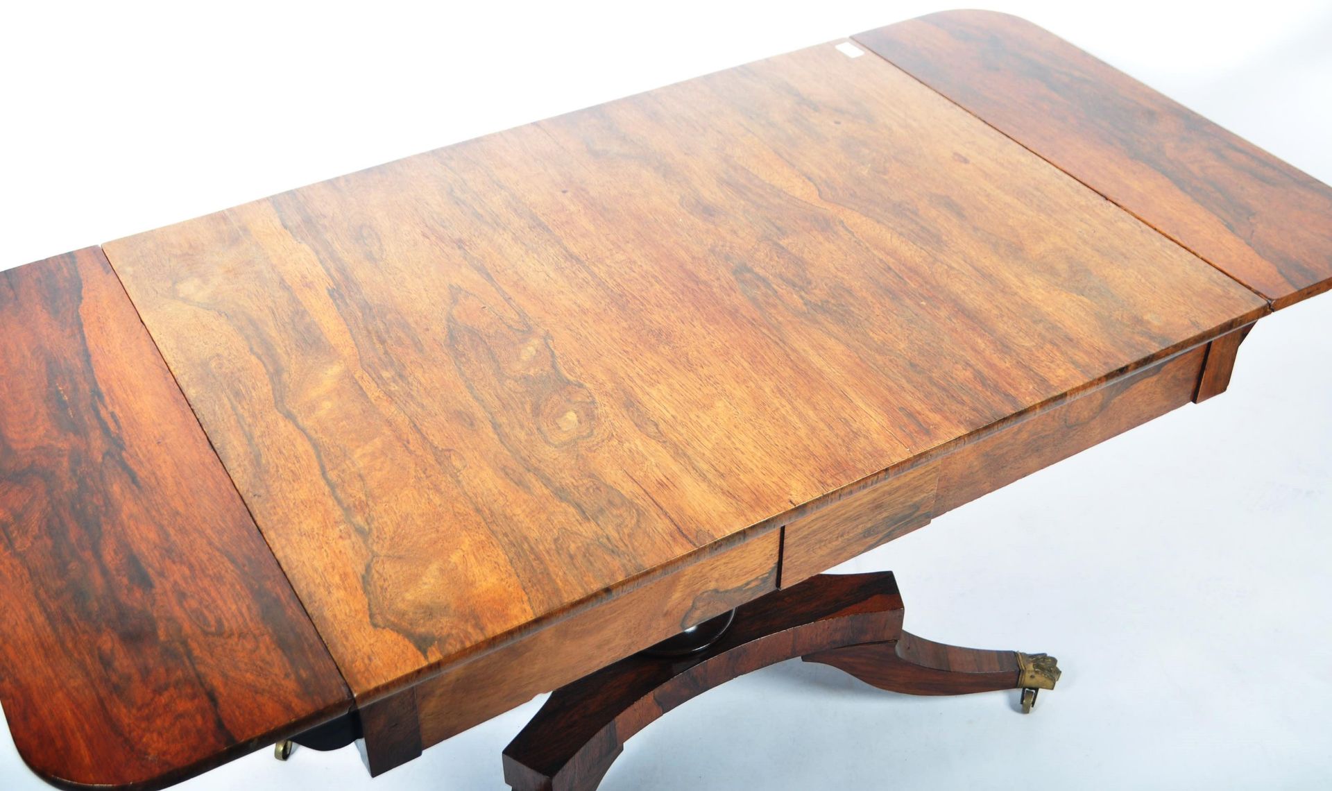 19TH CENTURY REGENCY PERIOD ROSEWOOD SOFA TABLE - Image 4 of 8