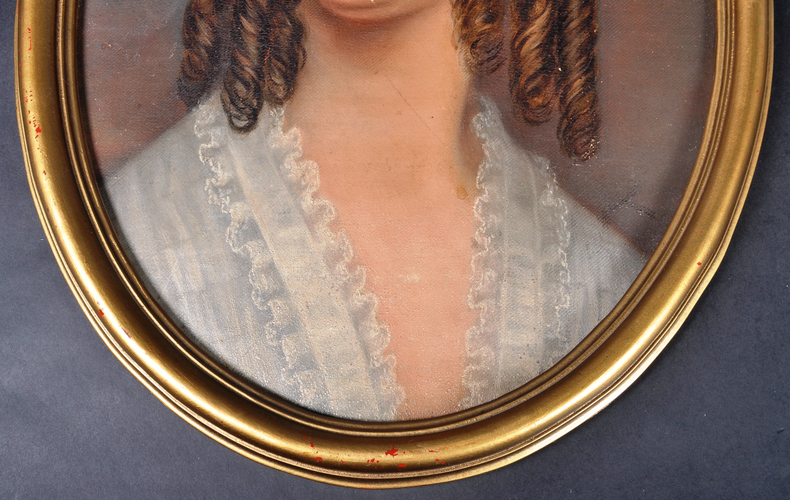 19TH CENTURY OIL ON BOARD PORTRAIT PAINTING - Image 5 of 6