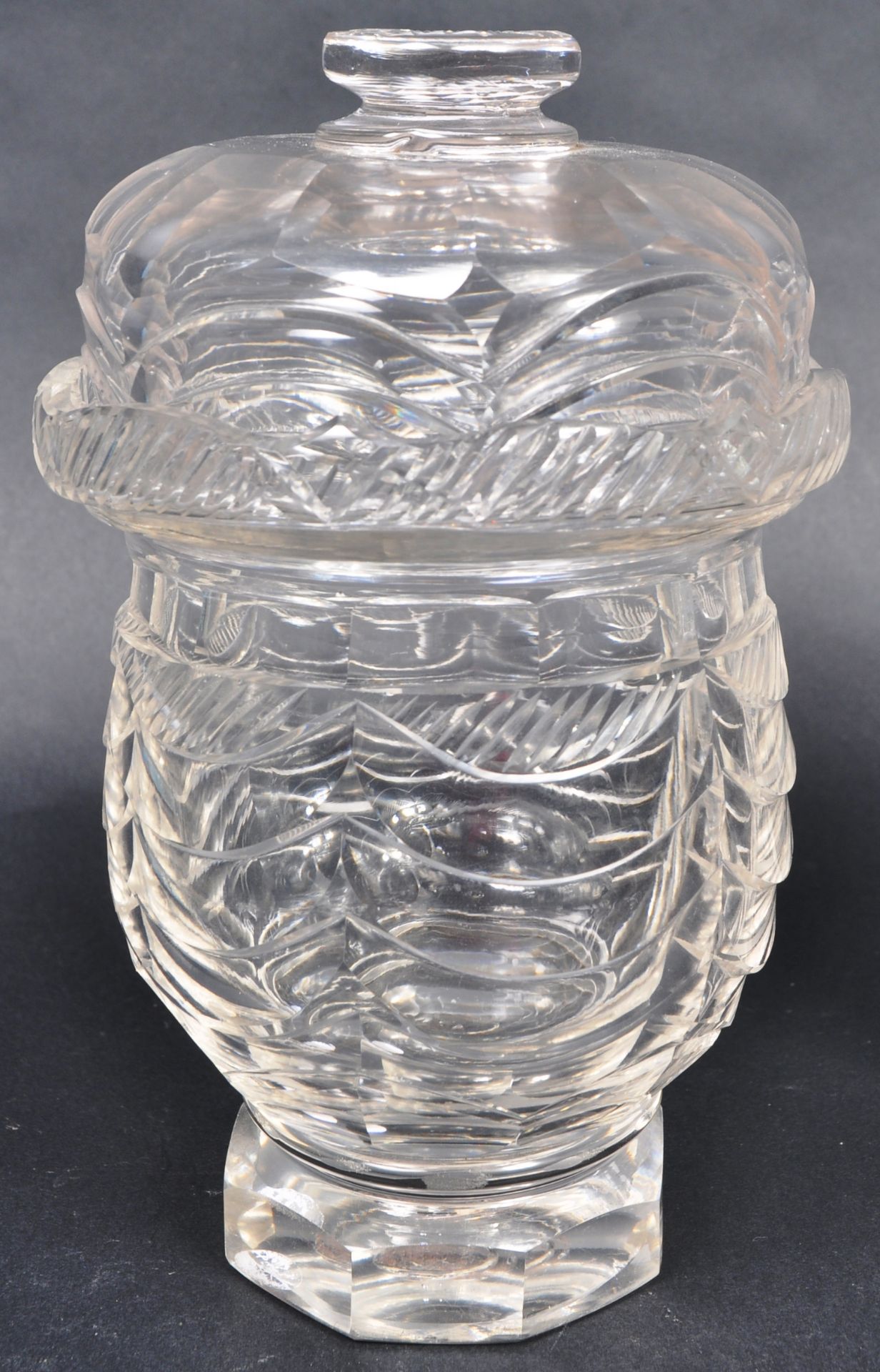 MIXED COLLECTION 19TH CENTURY CUT GLASS TABLEWARES - Image 6 of 8