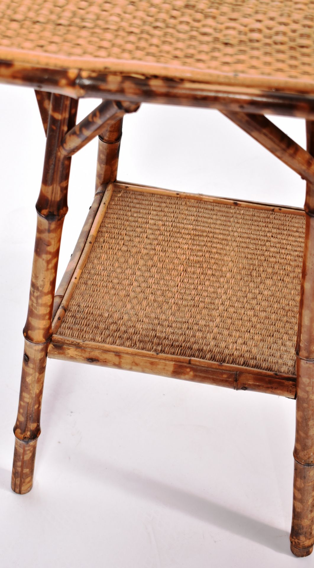 19TH CENTURY VICTORIAN BAMBOO OCCASIONAL TABLE - Image 5 of 6