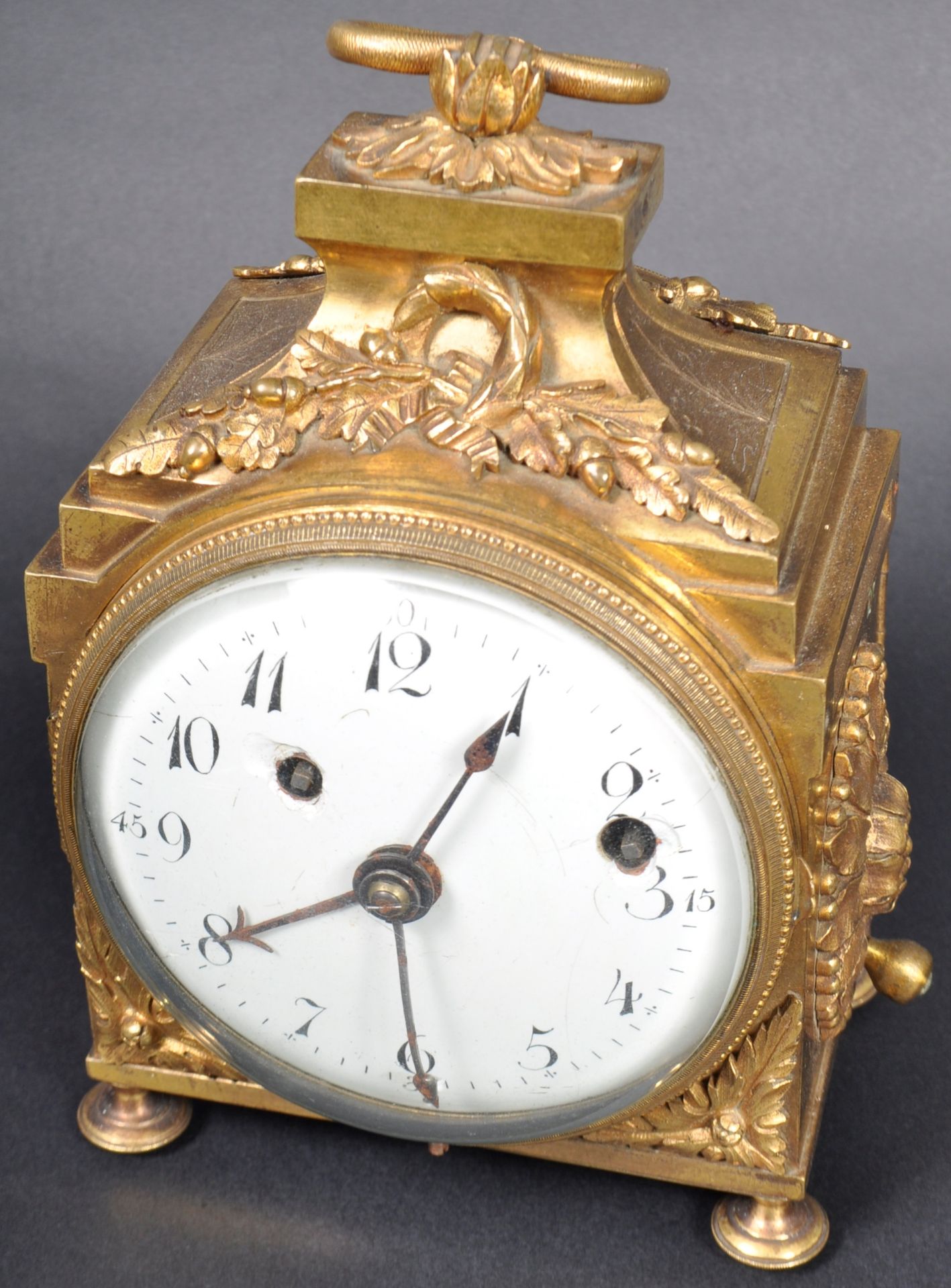 LATE 18TH CENTURY FRENCH PENDULE D'OFFICIER CLOCK - Image 2 of 9