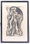 GERTRUDE HERMES - TWO PEOPLE - SIGNED LIMITED EDITION PRINT