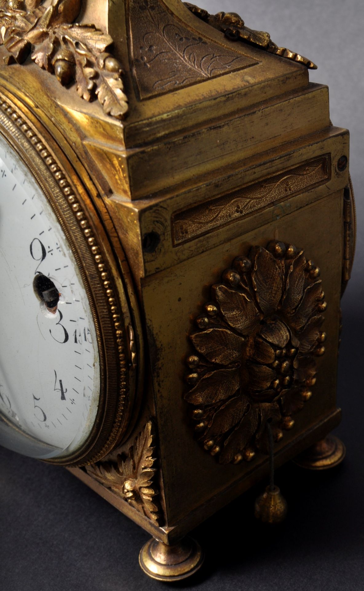 LATE 18TH CENTURY FRENCH PENDULE D'OFFICIER CLOCK - Image 5 of 9