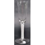 18TH CENTURY DOUBLE SERIES OPAQUE TWIST ALE GLASS