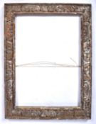 19TH CENTURY GEORGE III CARVED PORTRAIT FRAME