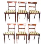 19TH CENTURY ROSEWOOD GILLOWS MANNER DINING CHAIRS