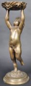 FRENCH BRONZE FIGURINE OF A CHILD SATYR