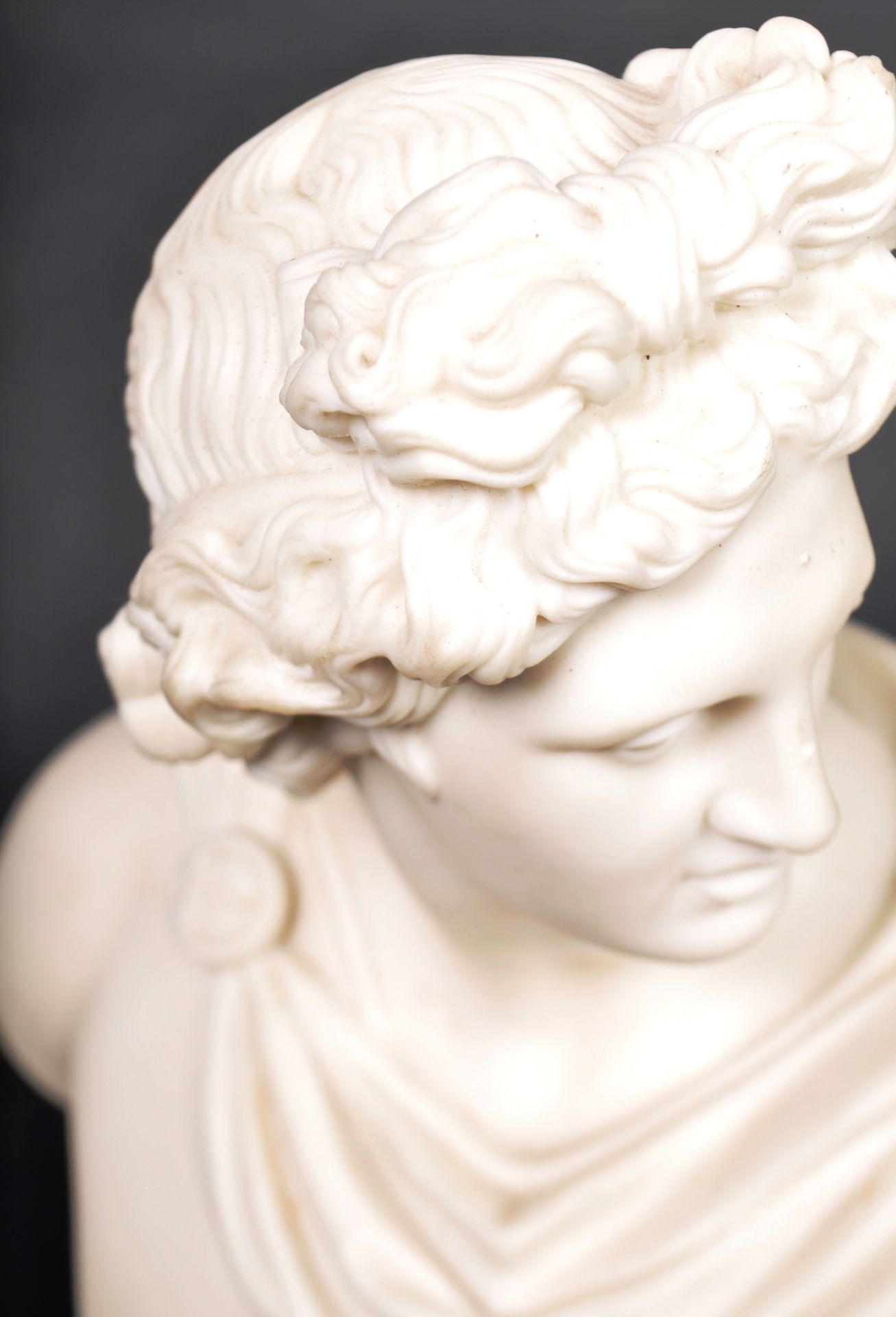 19TH CENTURY PARIAN BUST OF APOLLO - Image 5 of 7