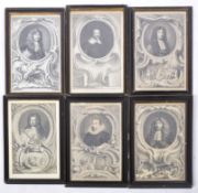 COLLECTION OF 18TH CENTURY PORTRAIT ENGRAVINGS