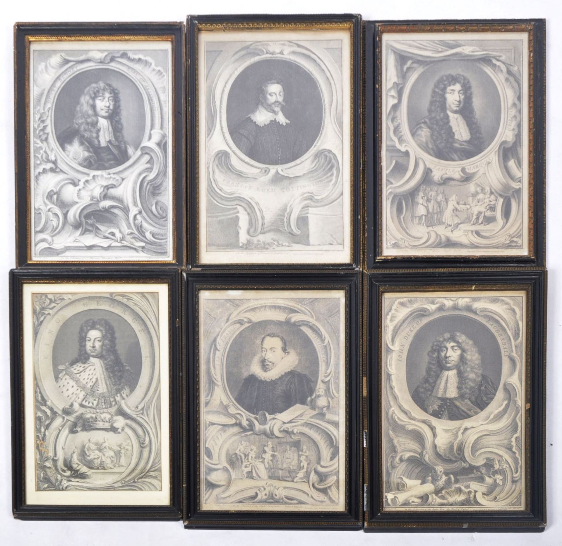 COLLECTION OF 18TH CENTURY PORTRAIT ENGRAVINGS