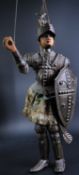 EARLY 19TH CENTURY SICILIAN KNIGHT MARIONETTE