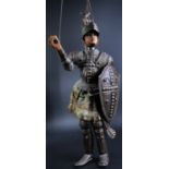 EARLY 19TH CENTURY SICILIAN KNIGHT MARIONETTE