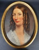 19TH CENTURY OIL ON BOARD PORTRAIT PAINTING