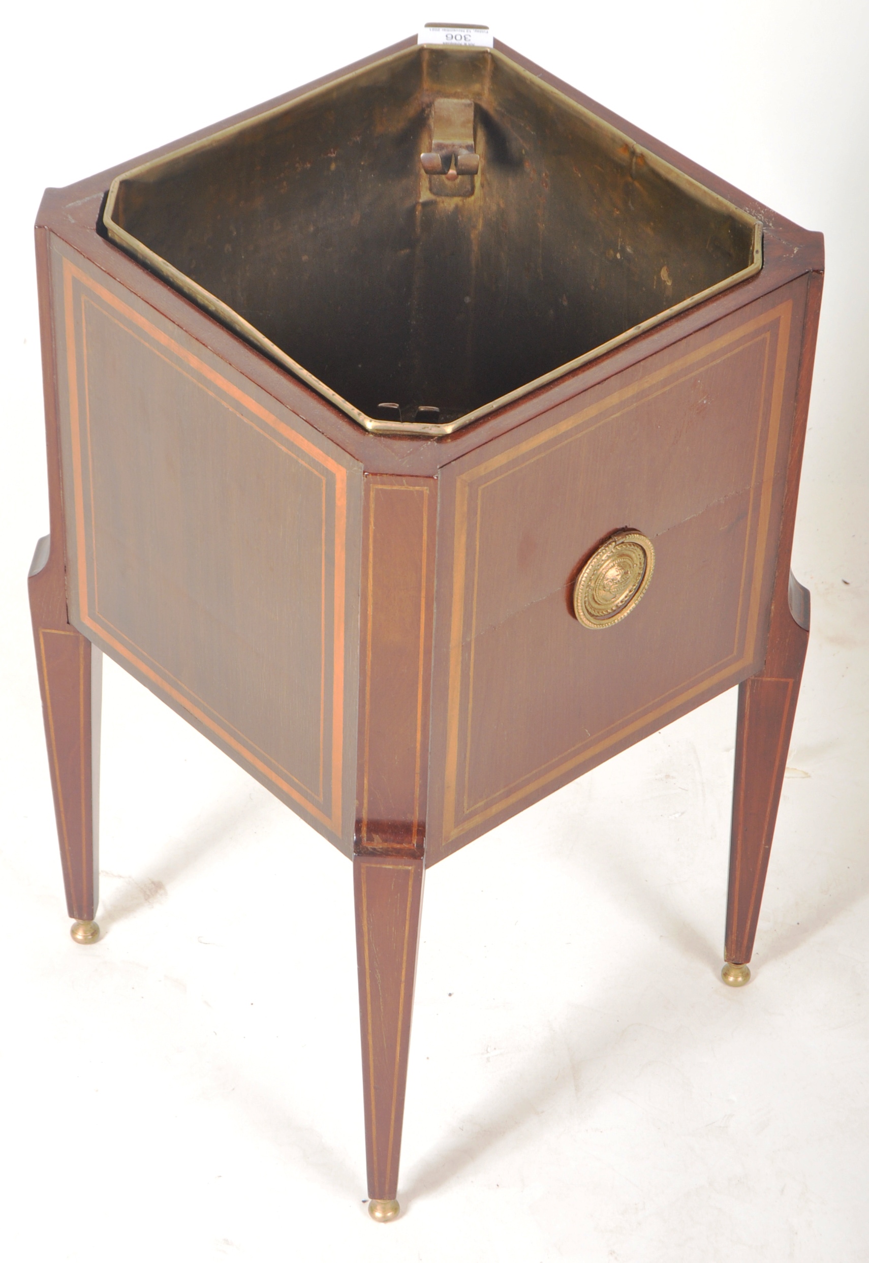 19TH CENTURY MAHOGANY CHAMPAGNE WINE BUCKET - Image 2 of 5