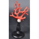 NATURAL HISTORY & TAXIDERMY - SICILIAN RED CORAL BRANCH