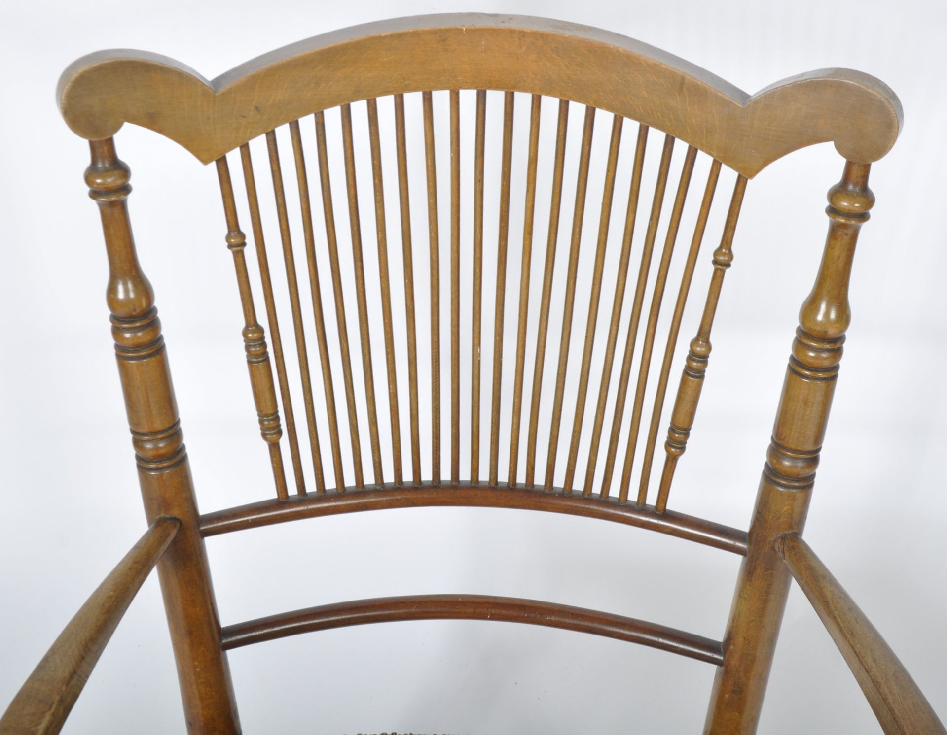19TH CENTURY ARTS AND CRAFTS ARMCHAIR - Image 3 of 8