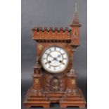 19TH CENTURY GERMAN CARVED CLOCK BY JUNGHANS