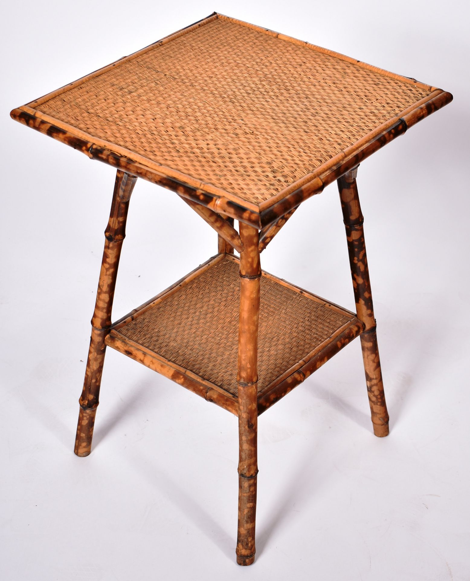 19TH CENTURY VICTORIAN BAMBOO OCCASIONAL TABLE - Image 2 of 6