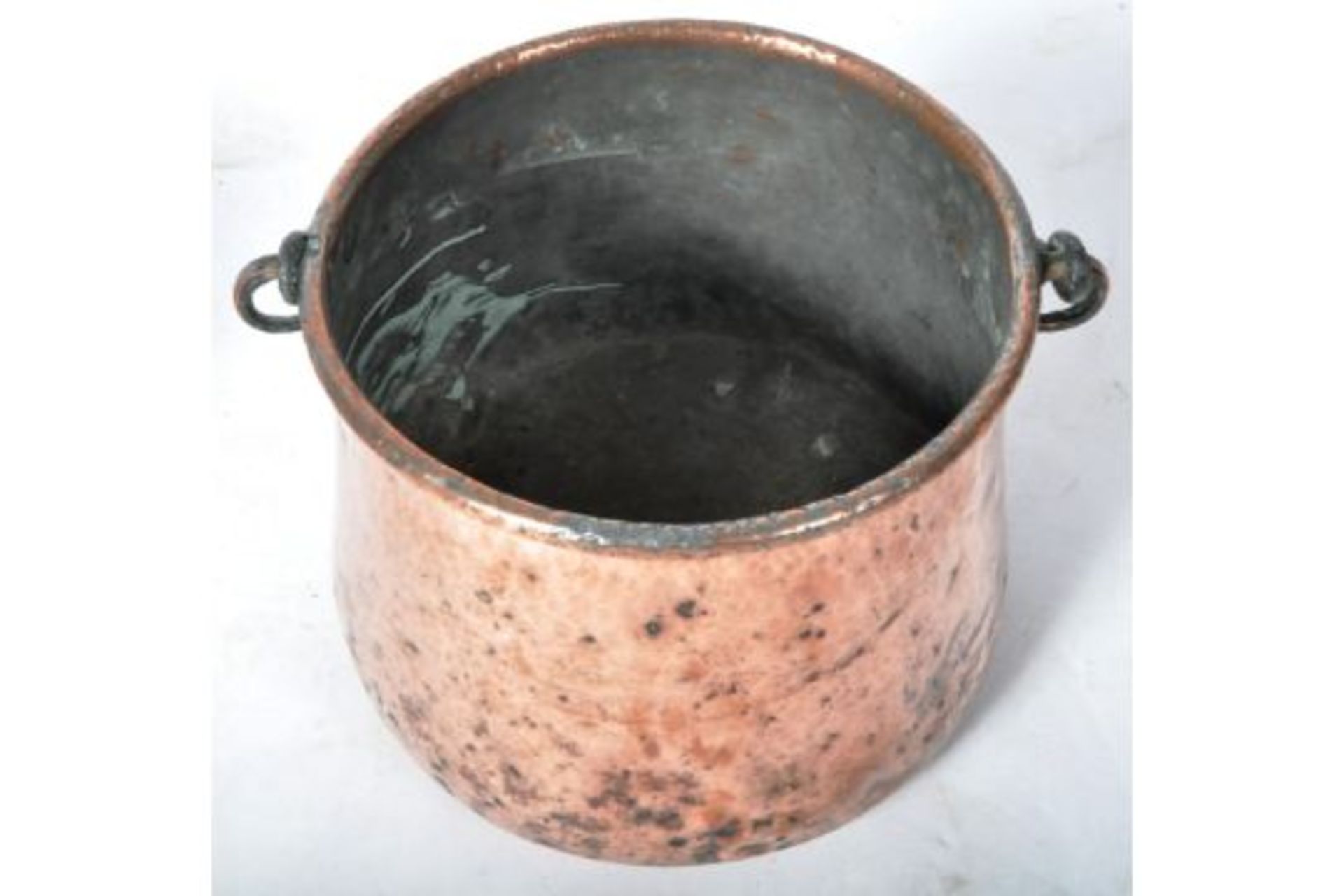 COLLECTION OF 18TH CENTURY COPPER COOKING PANS - Image 5 of 6