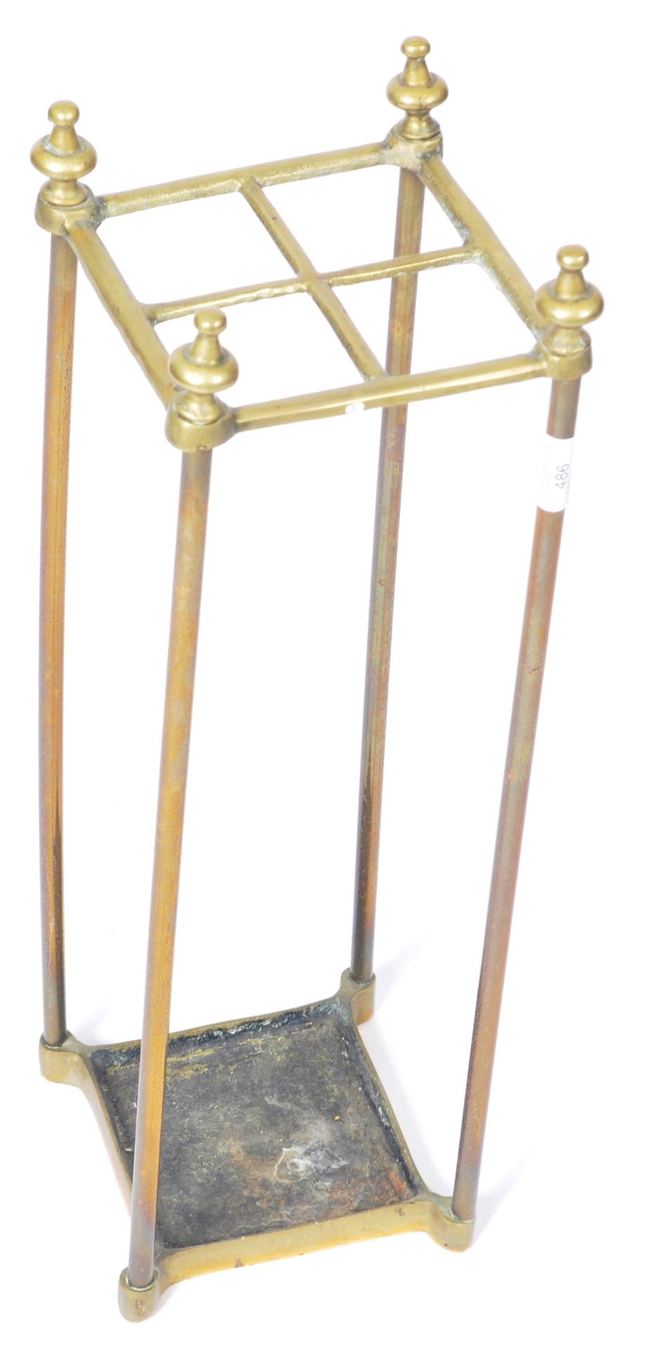 19TH CENTURY VICTORIAN BRASS STICK STAND - Image 2 of 5