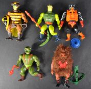 MASTERS OF THE UNIVERSE - X5 VINTAGE ACTION FIGURES