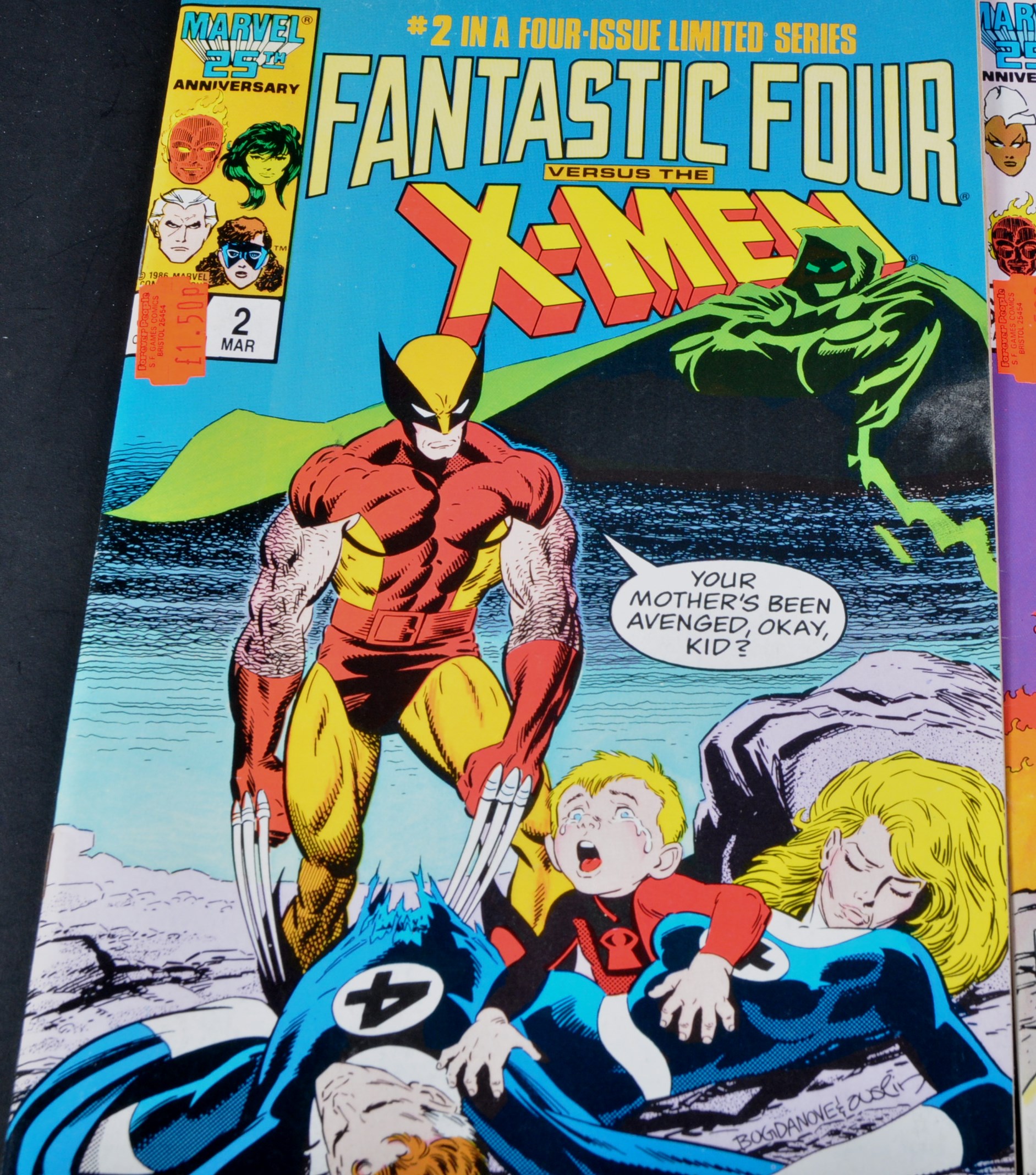 MARVEL COMICS - FANTASTIC FOUR VS X-MEN - #1 TO #4 COMIC BOOK - Image 4 of 5
