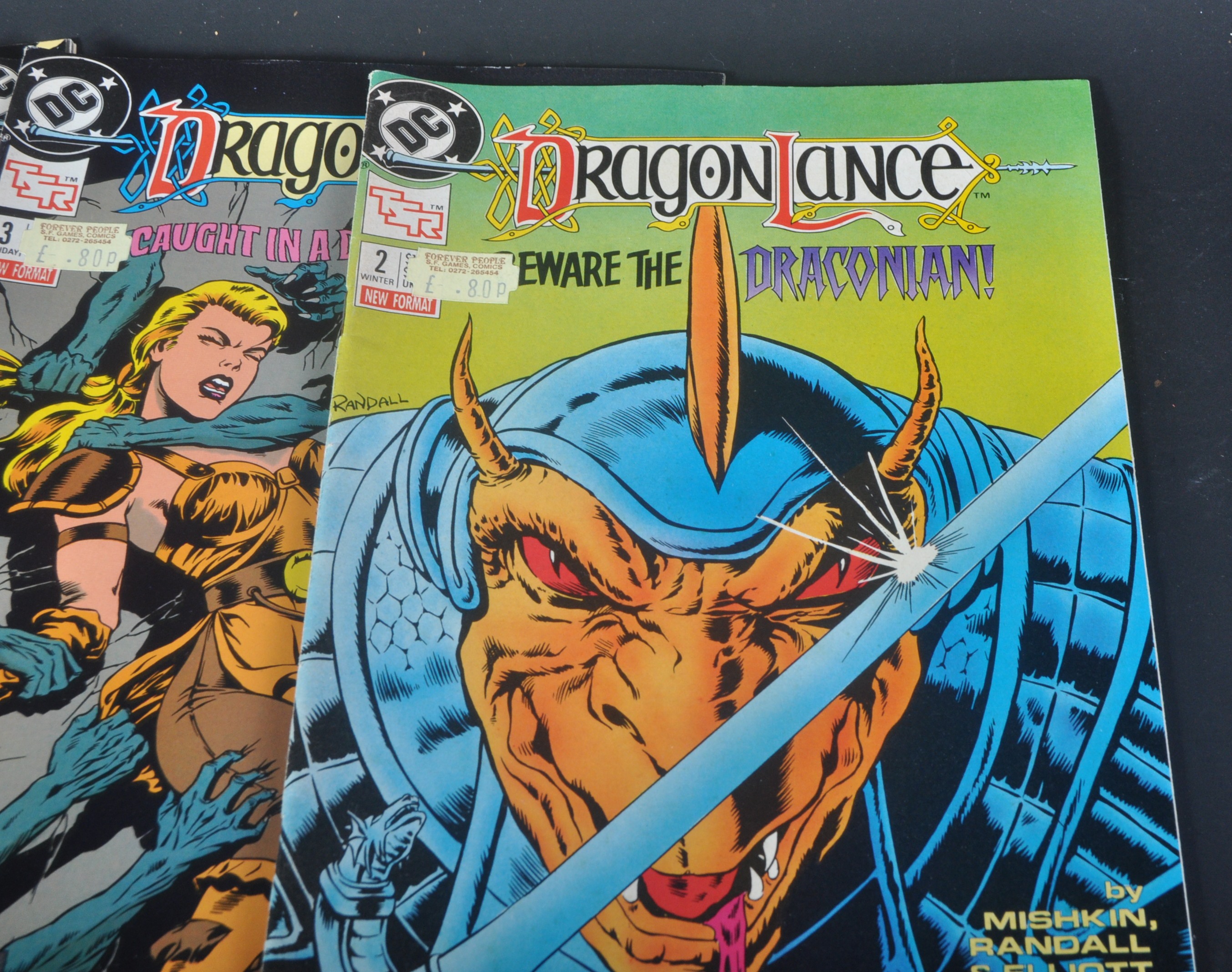 DC COMICS - DRAGON LANCE & TAILGUNNER JO - VINTAGE COMIC BOOKS - Image 3 of 6