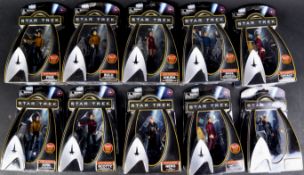 COLLECTION OF ASSORTED STAR TREK ACTION FIGURES & GALACTIC SHIPS