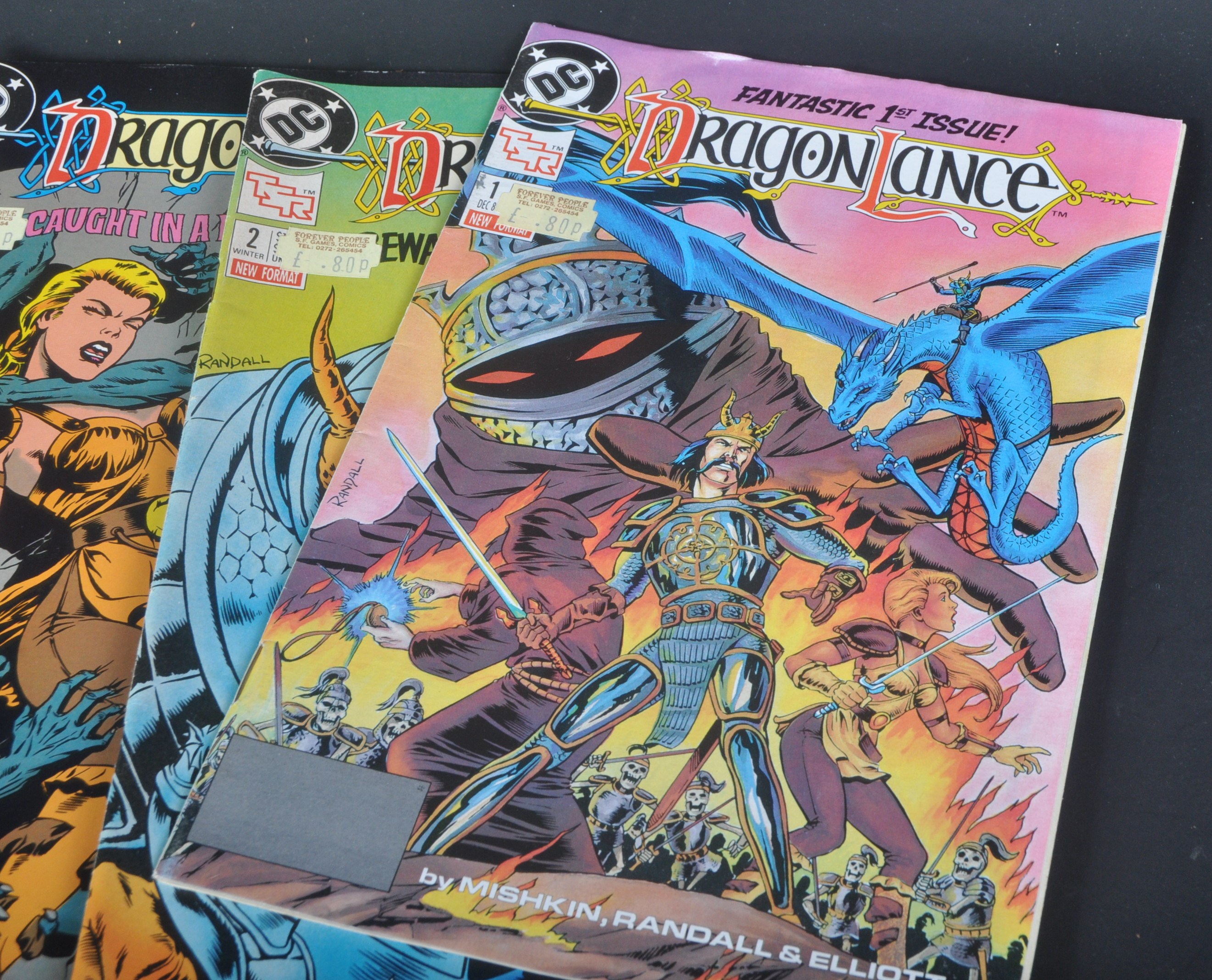 DC COMICS - DRAGON LANCE & TAILGUNNER JO - VINTAGE COMIC BOOKS - Image 2 of 6