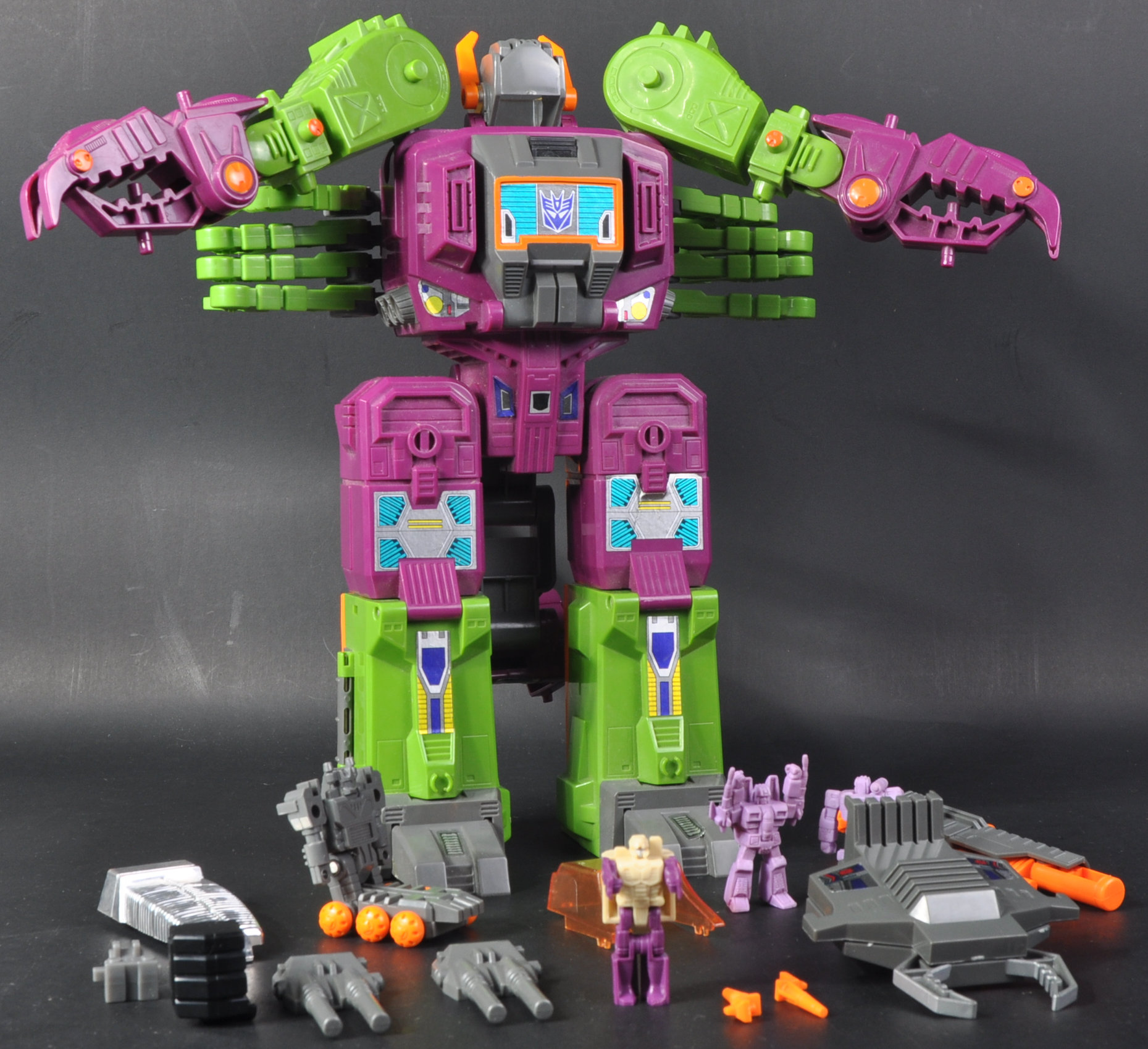 TRANSFORMERS - VINTAGE G1 HEADMASTER DECEPTION SCORPONOK