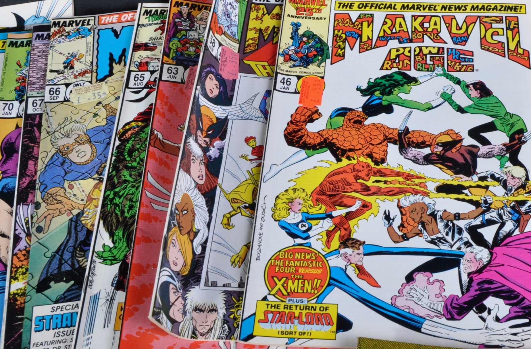 MARVEL COMICS - MARVEL FANFARE / UNIVERSE / AGE - COMIC BOOKS - Image 5 of 7