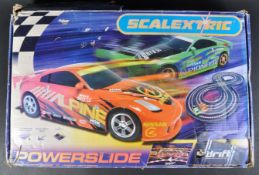 VINTAGE HORNBY SCALEXTRIC SLOT CAR RACING SET ' POWER SLIDE '