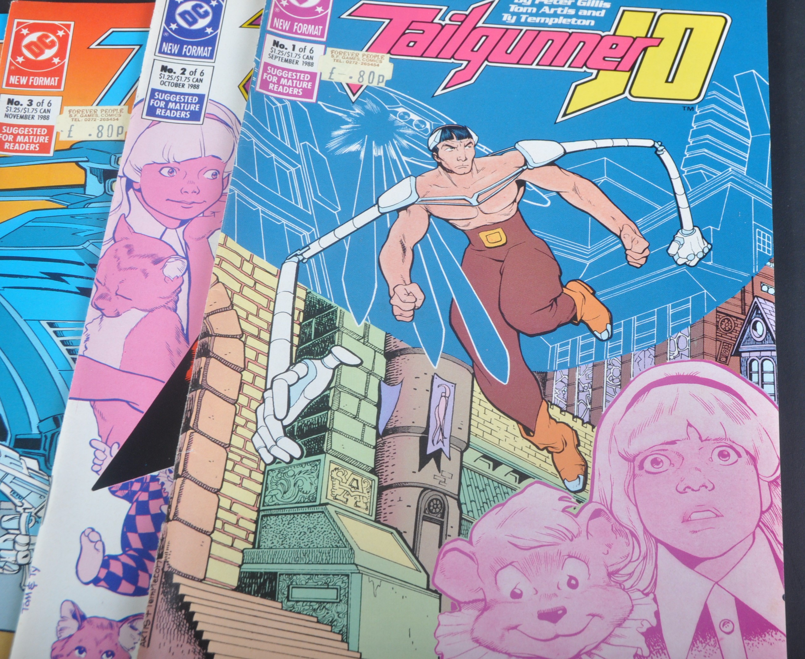DC COMICS - DRAGON LANCE & TAILGUNNER JO - VINTAGE COMIC BOOKS - Image 5 of 6