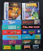 RETRO GAMING - COLLECTION OF SUPER NINTENDO ENTERTAINMENT SYSTEM EMPTY BOXES