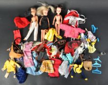 COLLECTION OF VINTAGE SINDY DOLLS & CLOTHING ACCESSORIES