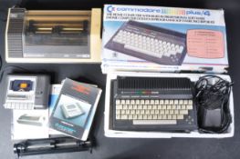 RETRO GAMING - COMMODORE PLUS 4 HOME COMPUTER WITH PRINTER